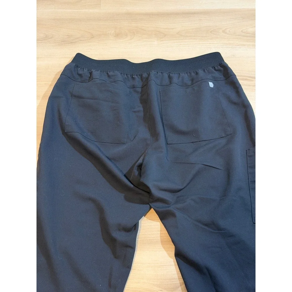 Fabletics Jogger Pants Black XL Mens Activewear Cargo Pockets Drawstring